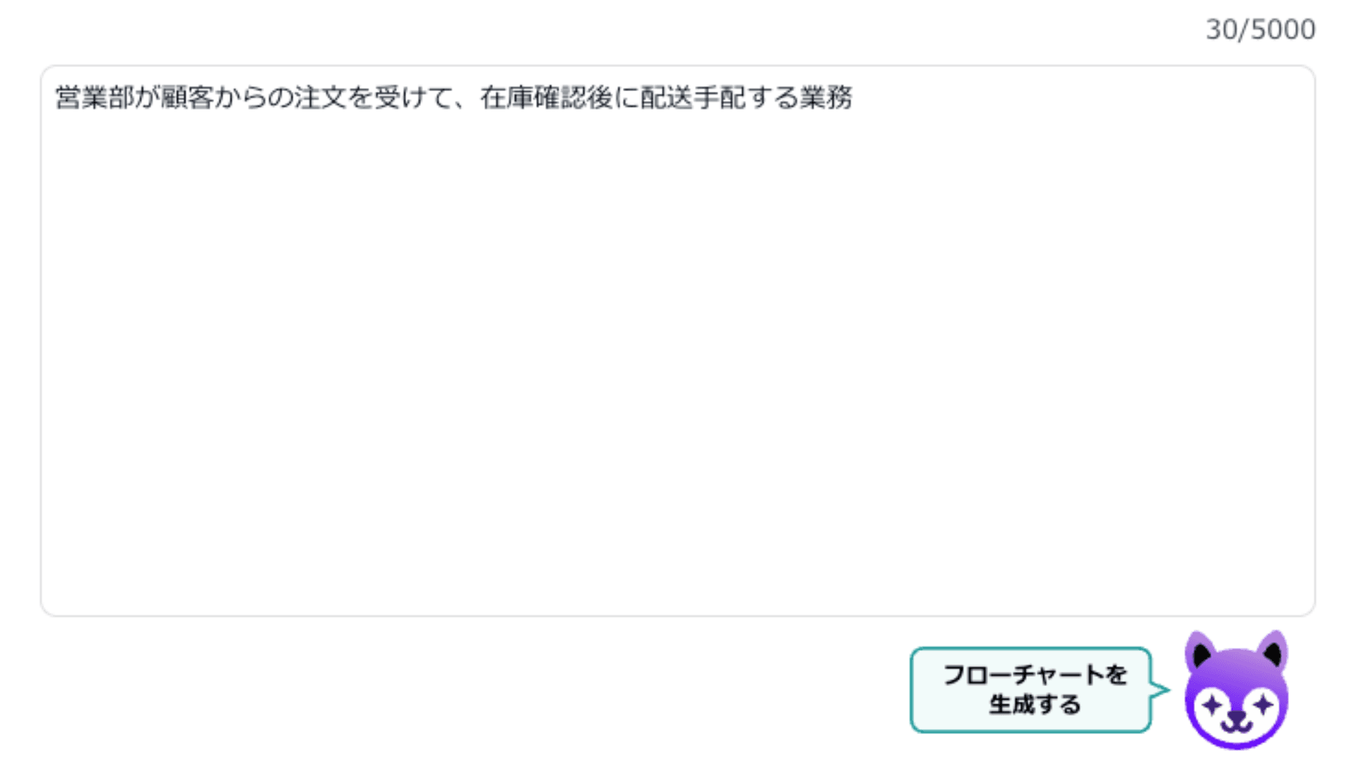 テキスト入力画面